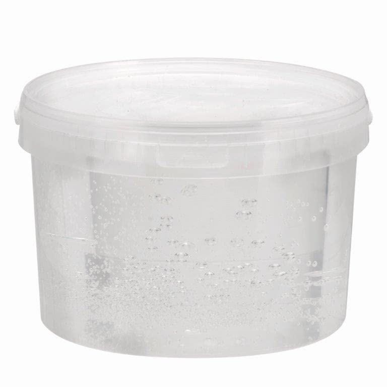 Troll Factory Kerze Gel farblos, 2,25kg (Dose) - Gelkerze farblos - Neutral - Unparfümiert