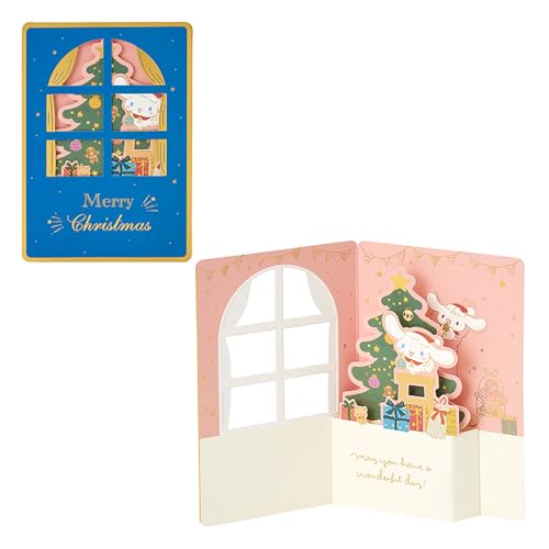 サンリオ(SANRIO) クリスマスカード メッセージカード クリスマス シナモロール ツリー飾る JX 55-5 242578