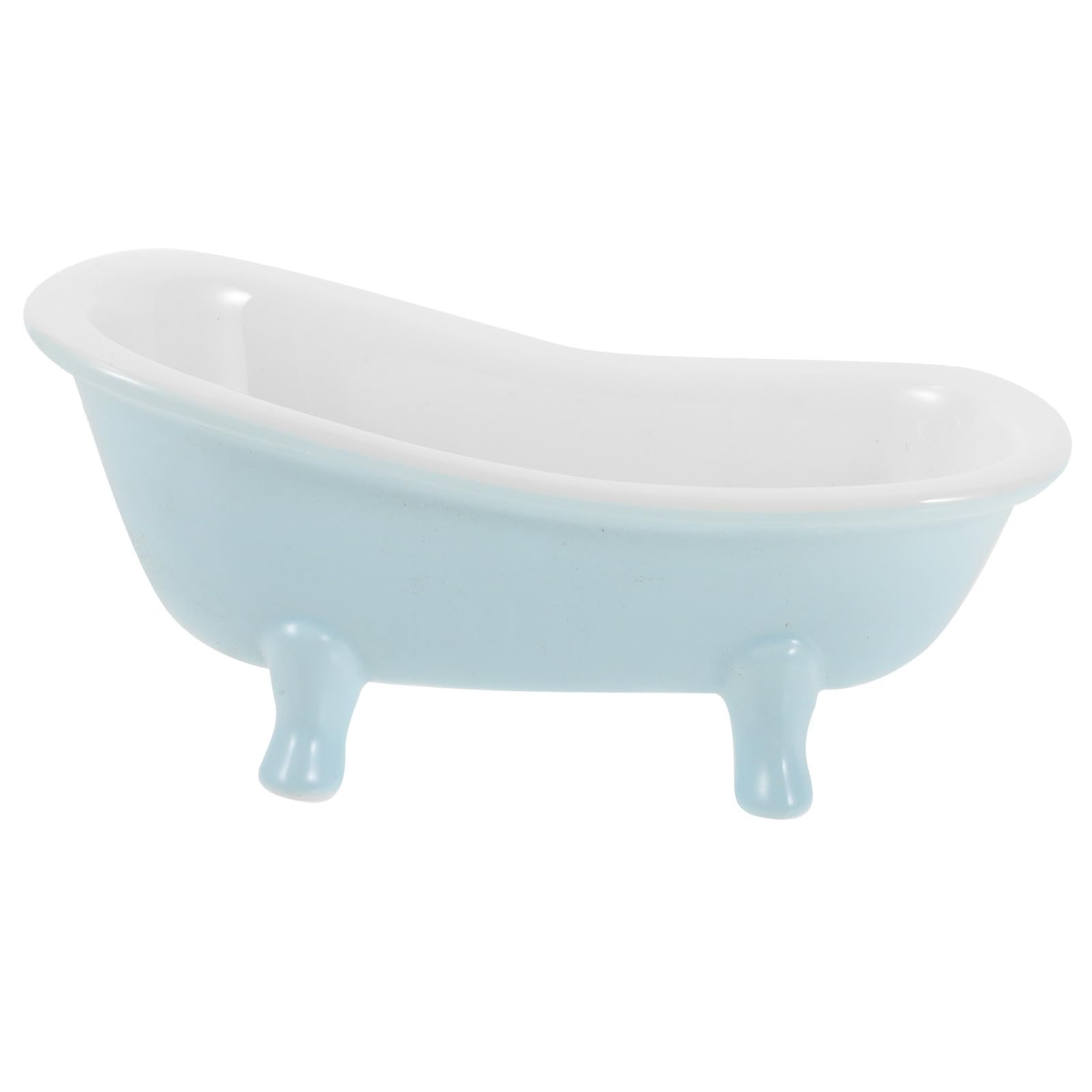 Ceramic Hamster Sand Bath Tub for Small Pets Cage Decor