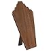 Ikee Design 2 Pcs Lightweight Wooden Necklace Display Bust Easel Jewelry Display for Shows, Necklace Stand, Brown Color, 8.3 W x 4.3 D x 13 H in