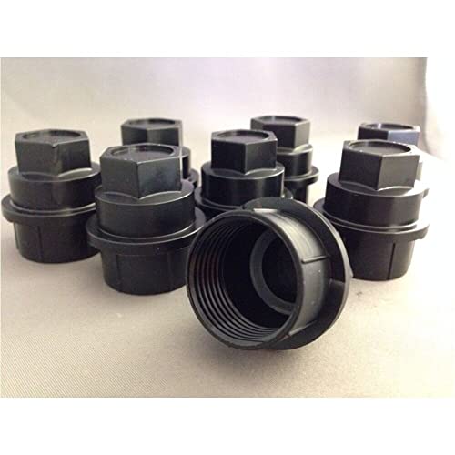 Zdlmjdg 8 Black Lug Nut Covers Cap Compatible With Full Size Truck Lnc355-8Pc #TOP3