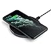 Satechi Qi-Certified Aluminum Type-C PD & QC Wireless Charger - Up to 7.5W/10W - Compatible with iPhone 14/14 Plus, iPhone 13 Pro Max/13 Pro/13 Mini/13 - Adapter Sold Separately (Space Gray)