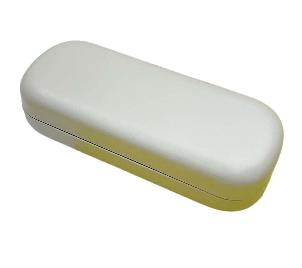 Amibvzhang 2pc Glasses Case Large Hard-shell Leather Sunglasses Men's Storage Lightweight Stylish Design Ideal For Travel Everyday Use(Khaki)