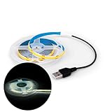 L'emballage comprend: 1 M COB LED bande lumineuse avec connecteur USB.