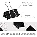 Extra Large Binder Clips 2.4 Inch (24 Pack), Upgrade Giant Paper Clips Big Clips Paper Clamps for Office and Home Supplies, Black