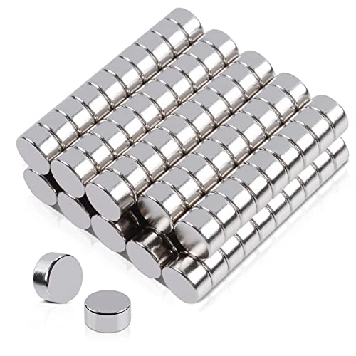MIN CI Neodym DEKORATIVE_MAGNET, 200-pack – 6 x 3 mm, rund, 15 x 3 mm alternativ, superstark, multifunktionell, inte för magnetiska glasbrädor