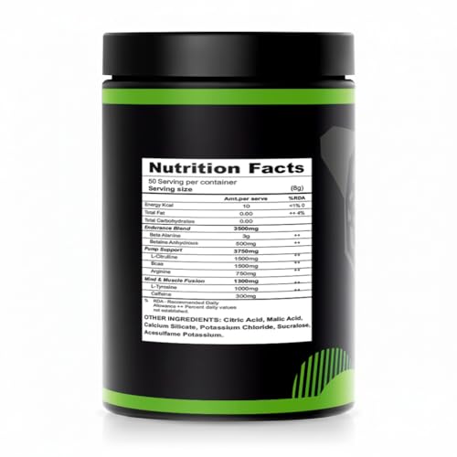 Image of Muscle Asylum F9 Pre-Workout 50 Servings 400gm -(Flavor Watermelon)