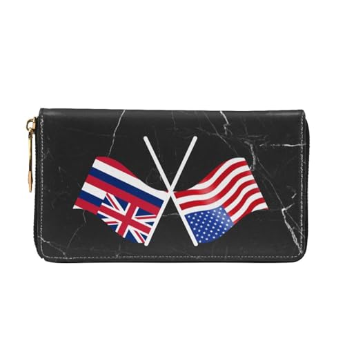 American And Hawaii Flag Wallet Card Bag3