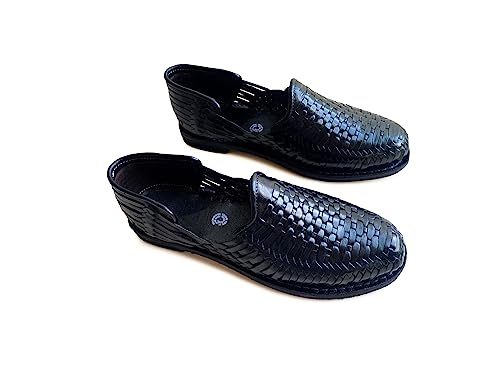 Mens huarache sandal dominoes black miniatura 1