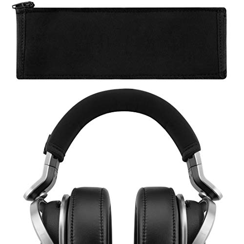 Geekria Flex Fabric Headband Cover Compatible with Sony MDR-HW700, HW700DS Wireless Headphones, Replacement Repair Part, Sweat Cover, Easy DIY Installation (Black)