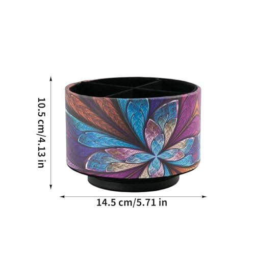 Accessoire de coiffeuse rotatif à compartiments multiples modulables - 3