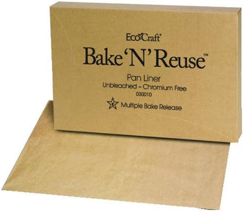 Bagcraft 030010 Ecocraft Bake n Reuse Pan Liner, 16.38 X 24.38, 1,000/box