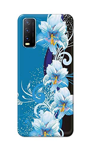 Image of PRINTFIDAA Beautiful Floral Design Printed Designer Hard Case for Vivo Y20 / Vivo Y20i / Y20s / Y20G / Vivo Y12s / Y20S (G) Back Cover -(e) RPM1006