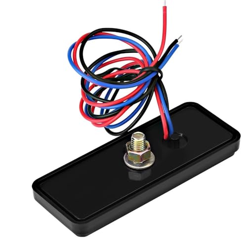 Luz de freno trasera universal para motocicleta y scooter con reflector rectangular 5