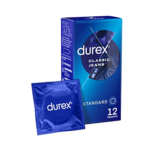 Durex CLASSIC JEANS - 12 Préservatifs - Confort et Confiance