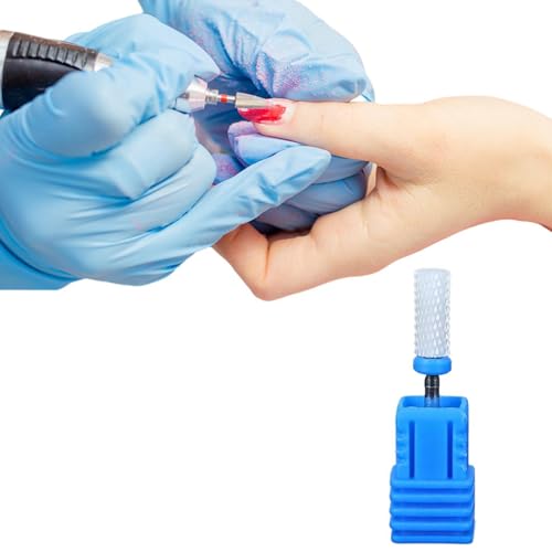 Brocas de uñas de cerámica | Cabeza de pulido de pulido de arte de brocas de uñas de cerámica,Brocas para reemplazo de cabeza de manicura eléctrica, taladro profesional de cabeza