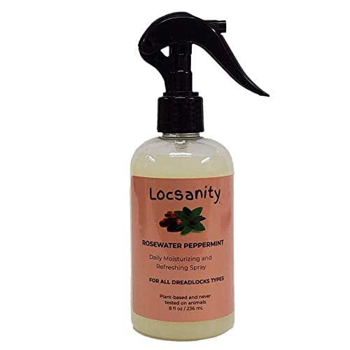 Locsanity Rosewater & Peppermint Daily Moisturizing Spray Dreadlock, Sisterlocks