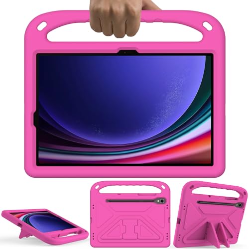 Coque Samsung Tab S9 FE resistante aux chocs pour eviter la casse enfant