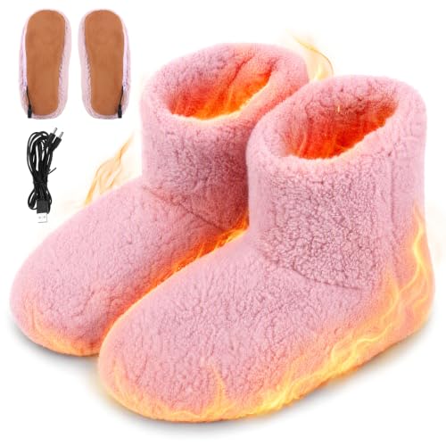 Chaussons Chauffants, Chauffe-Pieds Électriques, Pantoufles Chauffantes