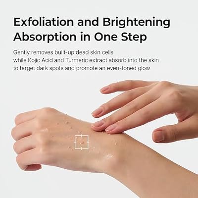 Dr. Melaxin Peel Shot Kojic Acid Turmeric Serum Exfoliating Dark Spot Corrector with AHA/BHA & Niacinamide, Brightening & Even Tone Facial Serum (80ml / 2.70 fl oz)