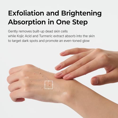 Dr. Melaxin Peel Shot Kojic Acid Turmeric Serum – Exfoliating Dark Spot Corrector with AHA/BHA & Niacinamide, Brightening & Even Tone Facial Serum (80ml / 2.70 fl oz) - Image 5