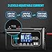 Car Battery Charger, 12V/24V 0-20A Lead-Acid, Lithium, LiFePo4 Smart Battery Charger, Trickle Charger, Fully Automatic Chargers and Maintainer for Car, Motorcycle, Lawn Mower