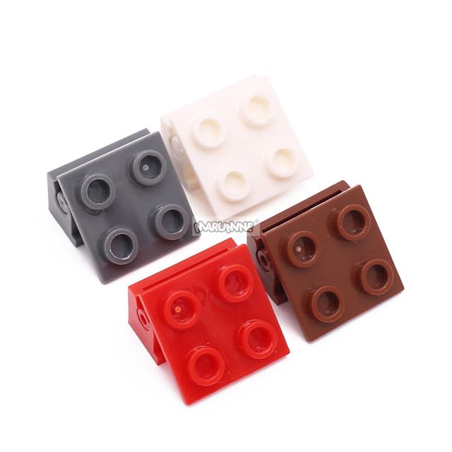 AEPRO - Marumine MOC Blocks Of Constructions 3937 Hinge ßriсk 1x2 Base And 6134 Hinge ßriсk 2x2 Top Plate Educational%Тоуss For Children (2-4 colors Random)