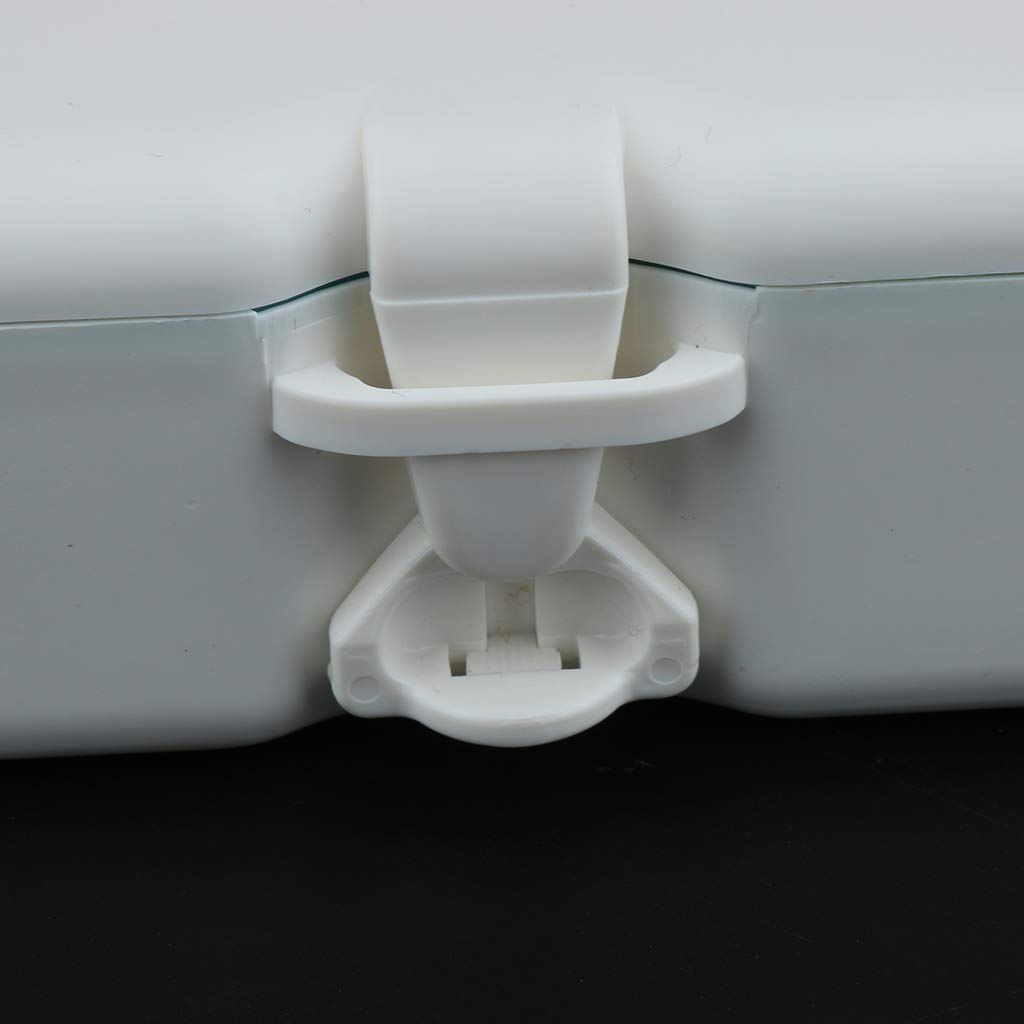 Estuche portátil para dentaduras postizas con espejo integrado, caja de almacenamiento de dientes