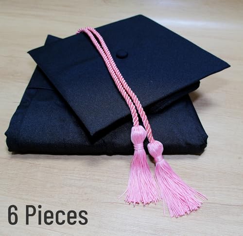 UIALECG 6 Pieces Graduation Cords,Pink Honor Cords,68 Inch by UIALECG - Image 2