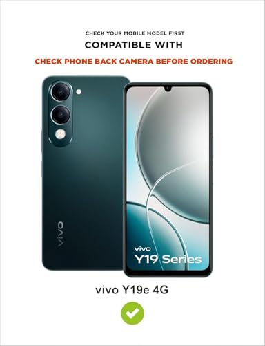 Image of AIBEX Compatible for Vivo T4 Lite 5G / iQOO Z10 Lite 5G / Vivo Y19 5G / Vivo Y19e Flip Cover Leather Finish | Inside TPU with Card Pockets | Wallet Stand | Complete Protection Flip Case -Blue