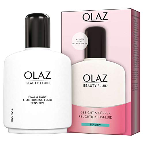 Preisvergleich Produktbild Olaz Beauty Fluid Für Gesicht Und Körper Sensitive Feuchtigkeitspflege, 200 ml