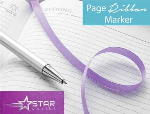A4 Diary 2023 2 Full Pages Per Day Appointment Diary With Saturday and Sunday 80gsm FSC Paper - Home Office Desk Restaurant Booking Diary Hardback Pastel Cover With (Pastel Purple)