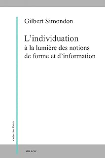 L'individuation à la lumière des notions de forme et d'information