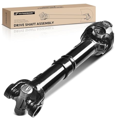 A-Premium Rear Complete Drive Shaft Prop Shaft Driveshaft Assembly Compatible with Jeep Wrangler 1987-1993 [4WD Only for 4 to 6 Inch Lift], Replace# 53005401
