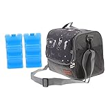 SHOWERORO 1 Juego Bolsa Enfriadora De Leche Enfriador De Almacenamiento De Leche Enfriador De Leche Bolsa De Biberón Bolsa De Bomba Biberón para Bebé Pequeña Mama Caucho Grey