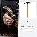 TEHAUX Shoe Making Hammer Wooden Handle Shoe Repairing Tool Fret Hammer Portable