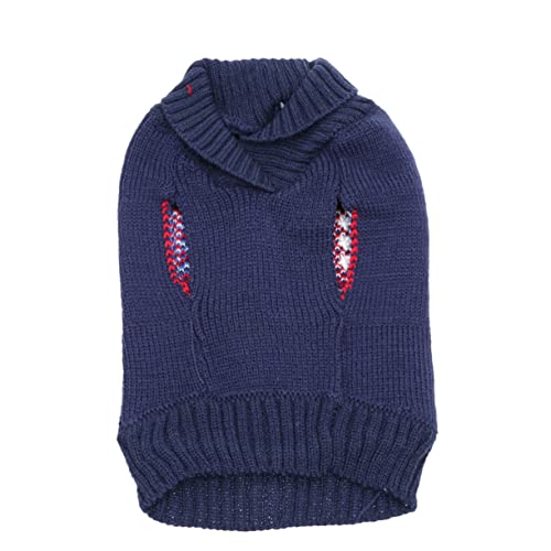 Suéter para perro con bandera americana, talla S