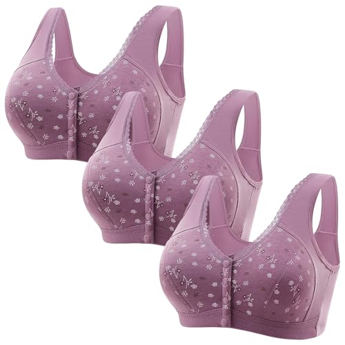 Nuoke Mis Pedidos Realizados, Cierre Delantero Sujetador, Sujetador Reductor con Aros, Bralette, Sujetadores sin Aros, Push up, Bralette Mujer, Sujetadores Mujer, Push up