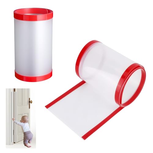 2 Stück selbstklebend Klemmschutz, 120x18cm selbstklebend Türklemmschutz Klemmschutz für Türen Türsicherung Kinder Türschutz Tür Klemmschutz Türgriff-Schutzleiste für Familien Kindergarten