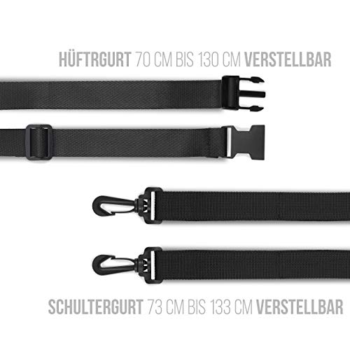 TWIVEE – Leckerlitasche für Hunde – Futterbeutel mit Einhand-Schnappverschluss – herausnehmbare Innentasche – Futtertasche für Hundetraining – inkl. Karabiner