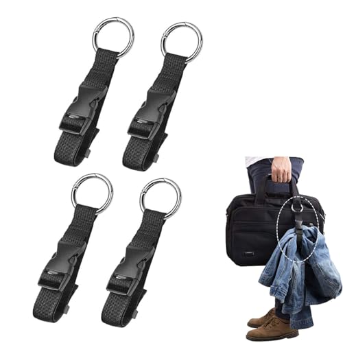 Image of 4 Pieces Luggage Nylon Straps Suitcase Belts to Attach Suitcase bumbag Extender Strap Adjustable Luggage Straps for suitcases
