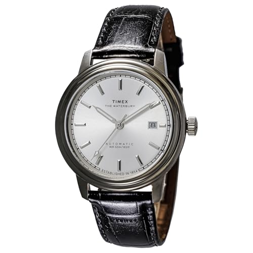 Montre Homme Timex Waterbury Étanche 50m Automatique Acier TW2Y22900