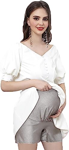 Bandeau de grossesse en fibre d'argent au quotidien