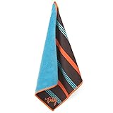 Toddy Gear 15X7B1017 The Yippy 5 x 7 Inches Premium Microfiber Smart Cloth for Screen and Glass Cleaning - Retail Packaging - Brown/Blue/Orange