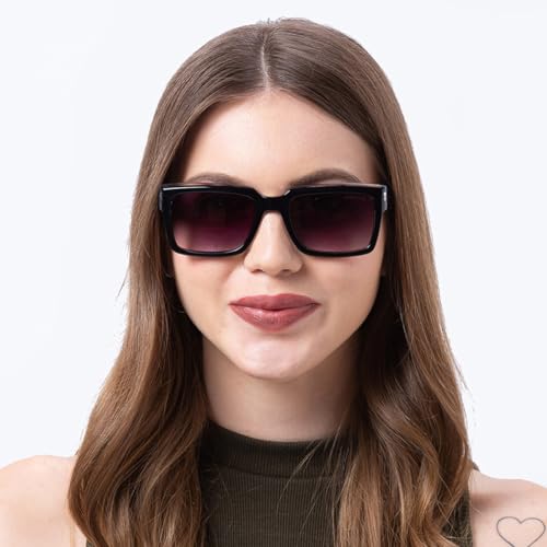 Image of Shisen Fox KOKORO Polarized 2.0 Unisex Sunglasses | Stylish Rectangular Design | Polarized Lenses | Premium Acetate Frames | Sunglasses for Men | Superior Comfort