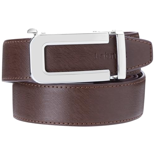 Image of Labnoft Men's PU Leather Auto-lock Belt