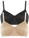 Anita 2er Sparpack Prothesen-BH mit Schale Tonya 5706X Gr. 95AA in 1xhaut 1xschwarz
