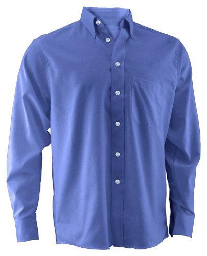 Amazon.com: Edwards Men's Easy Care Long Sleeve Oxford Shirt, French Blue,  X-Large 37 : Clothing, Shoes & Jewelry