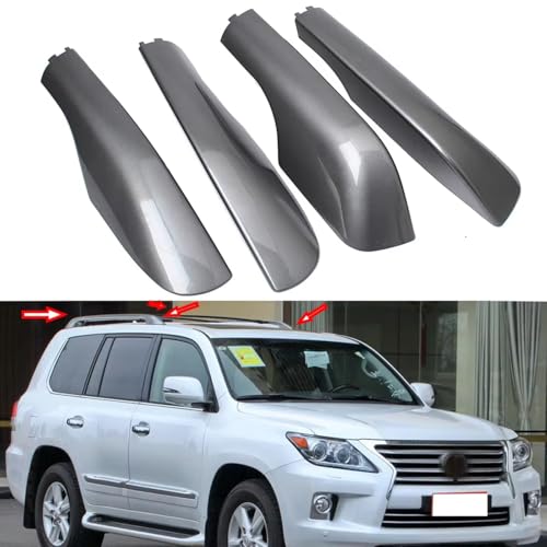 Cache-Barres de Toit pour Lexus LX570 Rail Protection Extrémité 2009 2011 2013 - 5