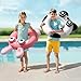 Pool Wave Kids Swim Ring Pool Floats, Toddler Inflatable Animal Swimming Tube Floaties, Outdoor Water Floating Toy, Summer Family Party Gift 3 4 5 6 7 8 9 Year Old Boy Girl Children Teens - 2 Pack